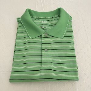 IZOD Polo Shirt Mens XL Pro Series Performance Golf Green  Short Sleeve